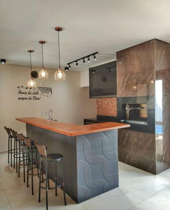 Villa Casa Com Piscina Aquecida E Wi-Fi Itapetininga Esterno foto